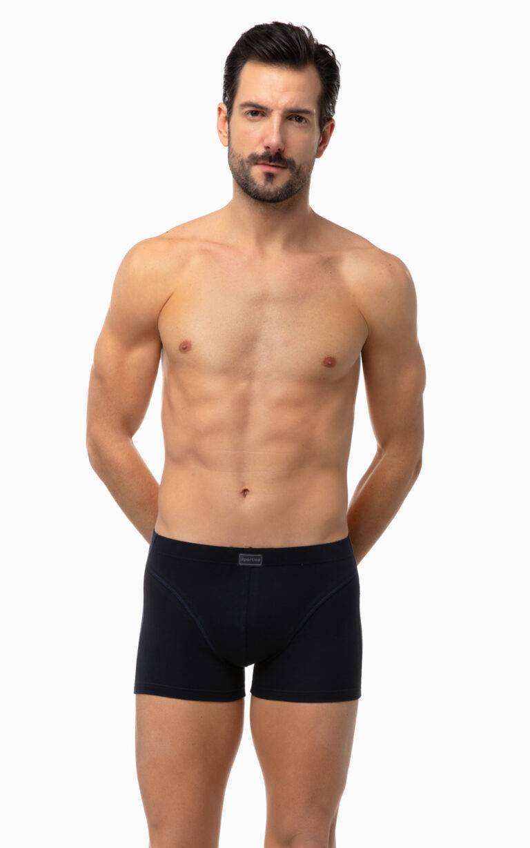 Ανρδικό μπόξερ Minerva Boxer Sporties εσωτερικό λάστιχο 90-23026 3τμχ ΜΑΡΙΝ