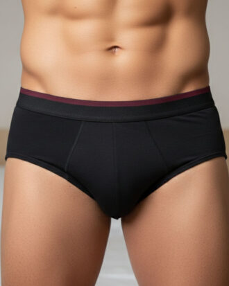 Βαμβακερό ανδρικό σλιπ sapoo 110 MIDI μαύρο