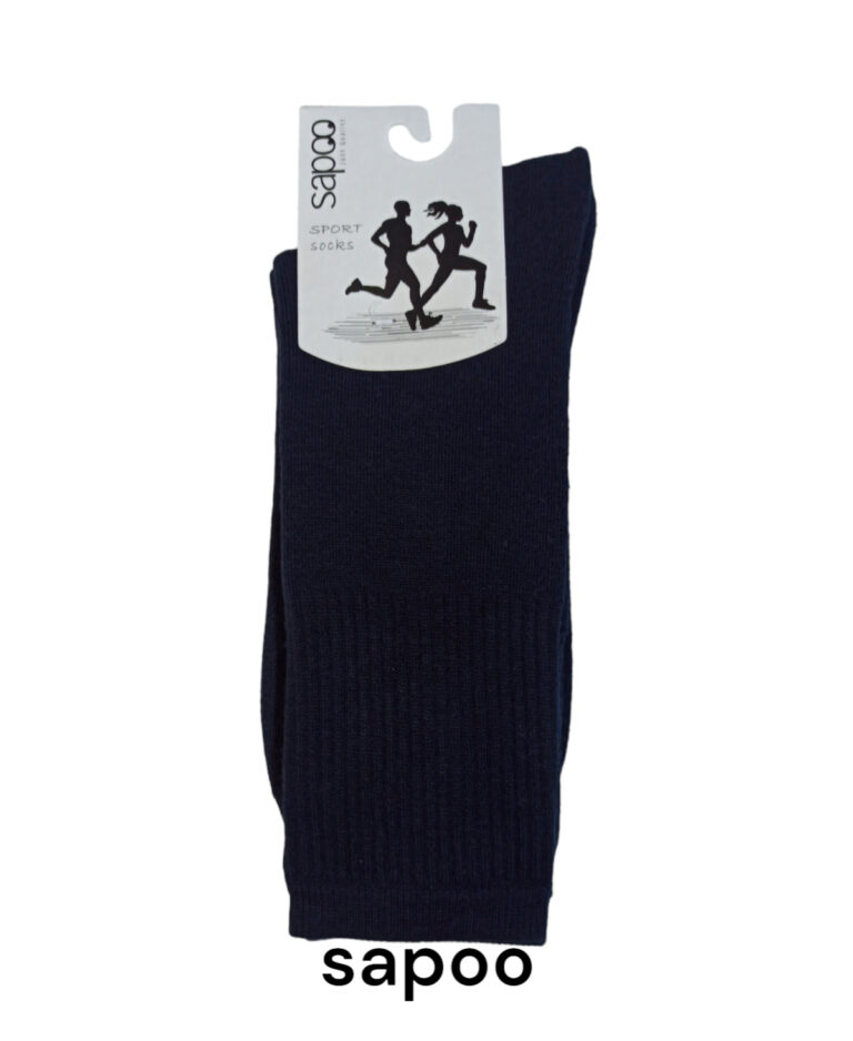 Αθλητικές βαμβακερές κάλτσες sapoo sport socks 3307 μπλε blue