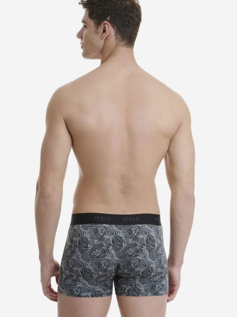 Walk boxer Bamboo με σχέδιο. Ανδρικό εμπριμέ μπόξερ print 1770-42