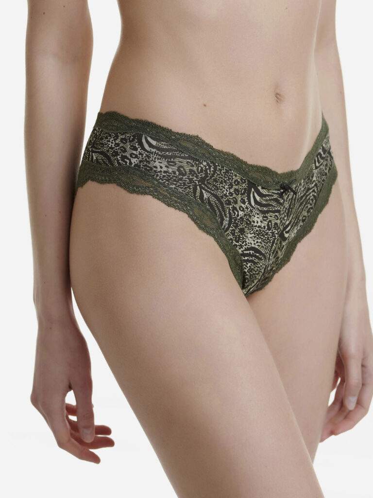 WALK Brazilian brief BAMBOO με δαντέλα και σχέδιο δυάδα 2 τεμάχια