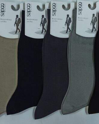 Κάλτσες βαμβακερές λεπτές μερσεριζέ Sapoo business socks dre_2400 colors