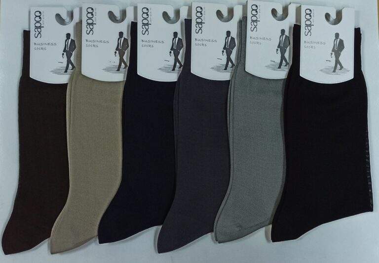 Κάλτσες βαμβακερές λεπτές μερσεριζέ Sapoo business socks dre_2400 colors