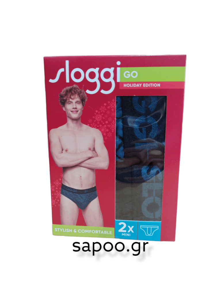 SLOGGI GO MINI σλιπ ΔΥΑΔΑ Sloggi men Go HOLIDAY MINI C2P V001