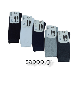 Γυναικείες κάλτσες δυάδα βαμβακερές sapoo casual socks VAR_65x2 τεμάχια