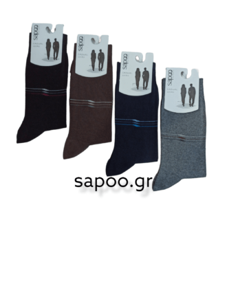 Βαμβακερές κάλτσες σχέδια ανδρικές sapoo casual socks 1035