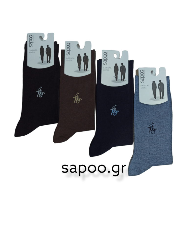 Βαμβακερές κάλτσες σχέδια ανδρικές sapoo casual socks 1038