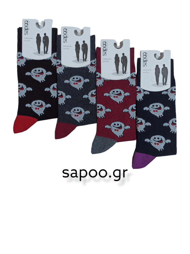 Βαμβακερές κάλτσες σχέδια ανδρικές sapoo casual socks 1070