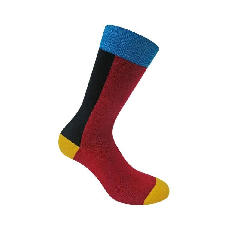 Κάλτσες σχέδιο Walk. Βαμβακερές unisex κάλτσες burger socks BS-1 multicolor