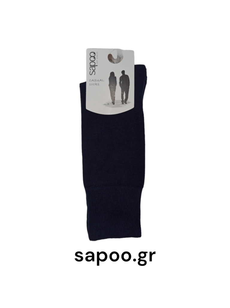 Βαμβακερές κάλτσες casual sapoo socks 13002 μπλε