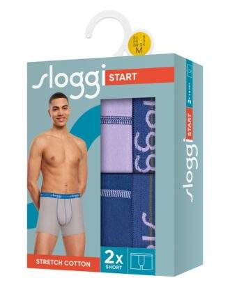 SLOGGI START SHORT boxer με μακρύ πόδι ΔΥΑΔΑ Sloggi men Strart SHORT C2P M027