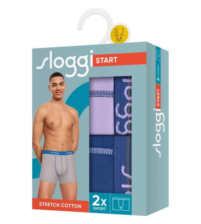 SLOGGI START SHORT boxer με μακρύ πόδι ΔΥΑΔΑ Sloggi men Strart SHORT C2P M027