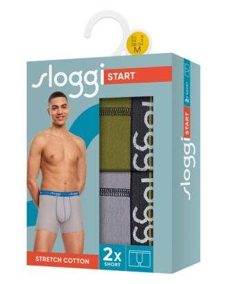 SLOGGI START SHORT boxer με μακρύ πόδι ΔΥΑΔΑ Sloggi men Strart SHORT C2P M029