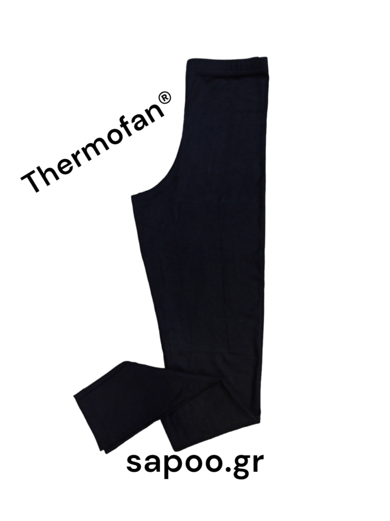 Ισοθερμικό κολάν Thermofan collant unisex 78024 μαύρο