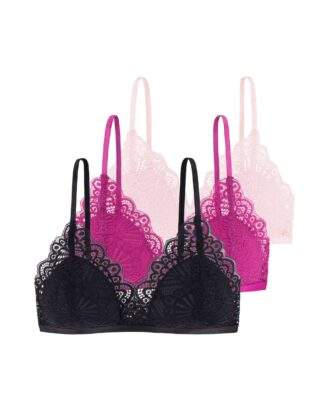 Bralette DORINA LEIA 3τεμάχια από ποιοτική δαντέλα