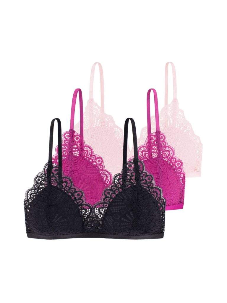 Bralette DORINA LEIA 3τεμάχια από ποιοτική δαντέλα