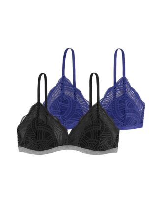 Bralette DORINA STELLA δυάδα. 2 σουτιέν/bralette χωρίς μπανέλα με ελαφριά ενίσχυση.