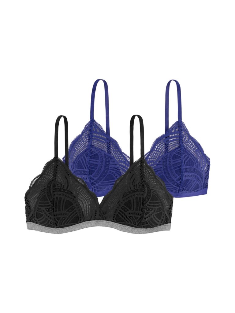 Bralette DORINA STELLA δυάδα. 2 σουτιέν/bralette χωρίς μπανέλα με ελαφριά ενίσχυση.