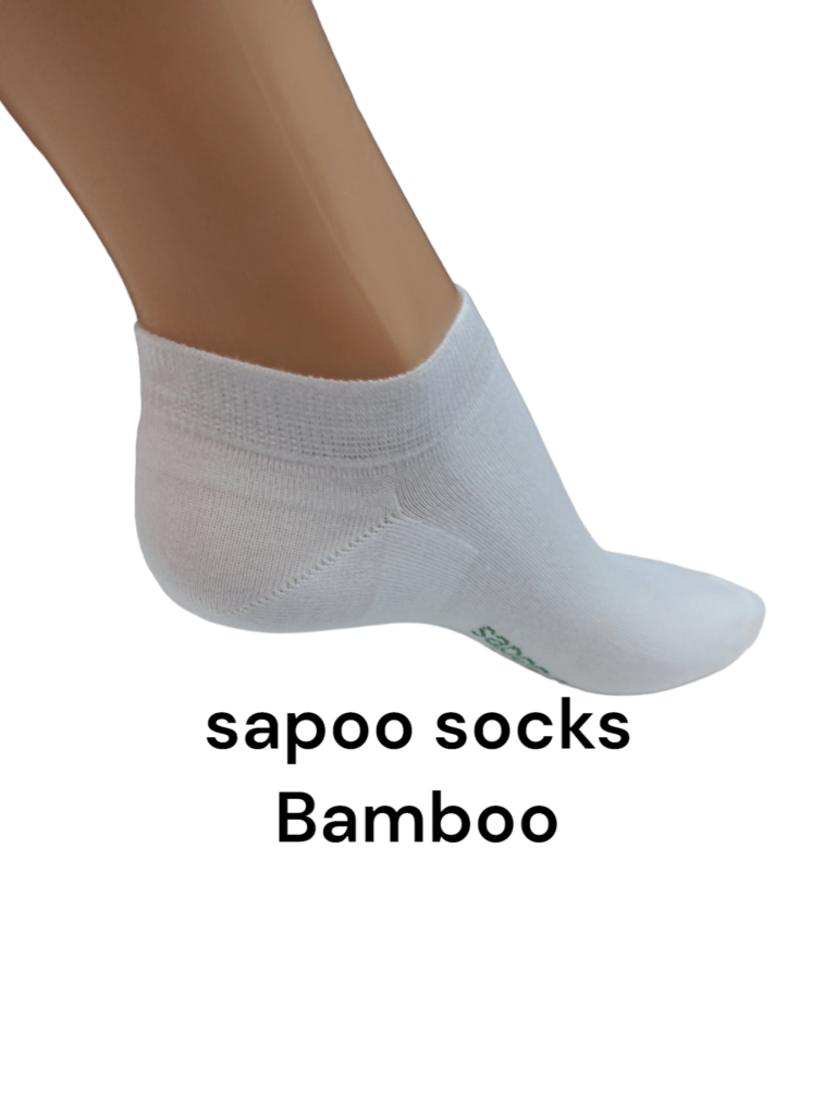 Κάλτσες Bamboo κοφτές στον αστράγαλο sapoo casual drs_7010 λευκό