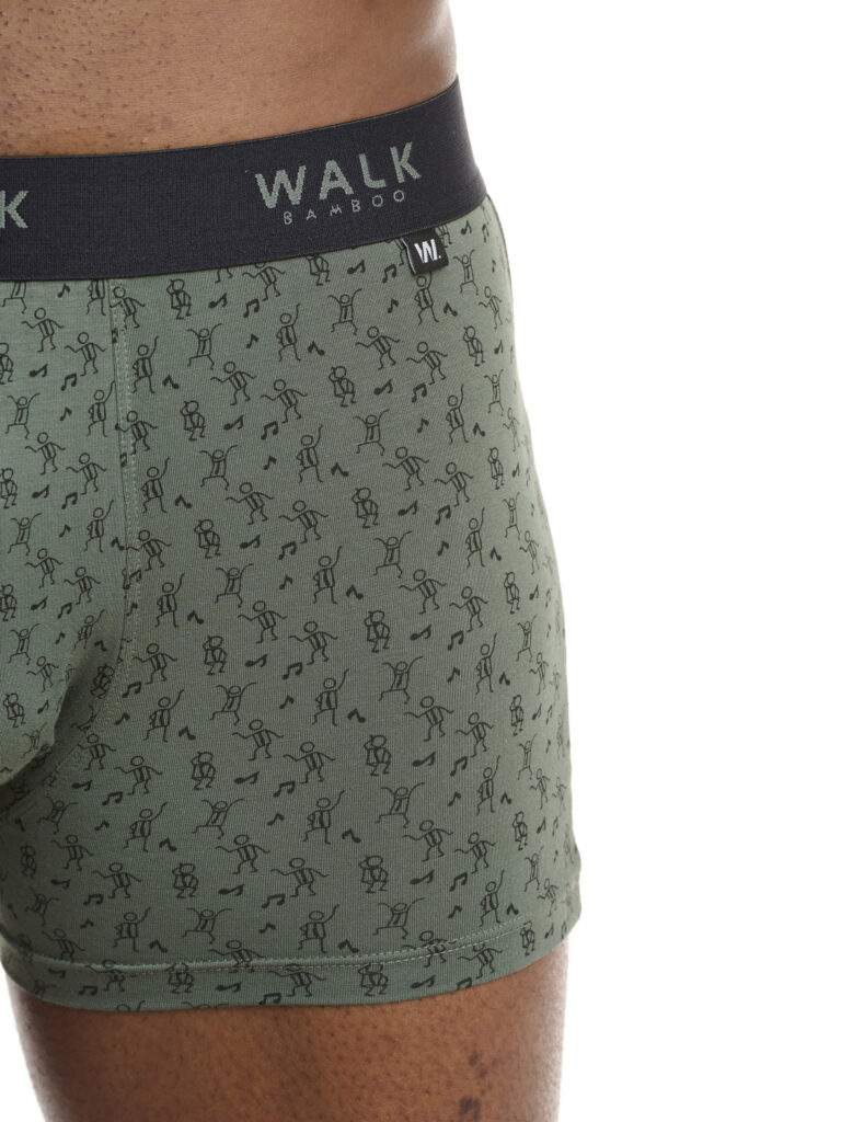 Walk boxer μπαμπού bamboo με σχέδιο w1770-51