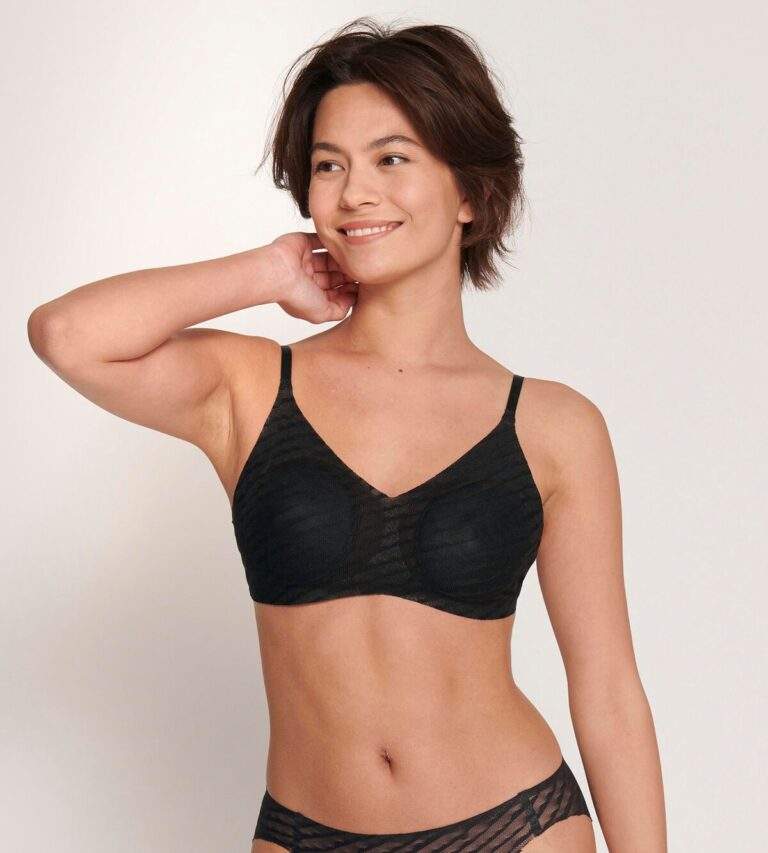 Σουτιέν SLOGGI ZERO Lacy Soft bra μαύρο