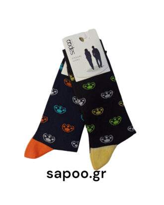 Βαμβακερές κάλτσες σχέδια ανδρικές sapoo casual socks fashion 1434