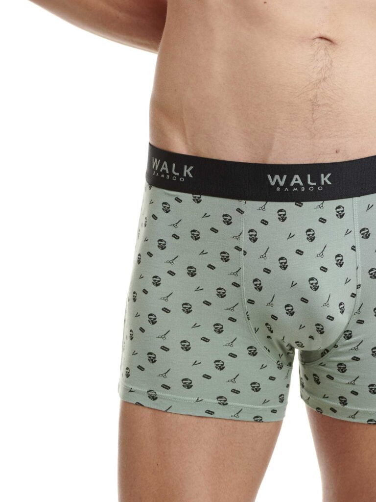 Μπαμπού boxer Walk με σχέδιο εμπριμέ W1770-59