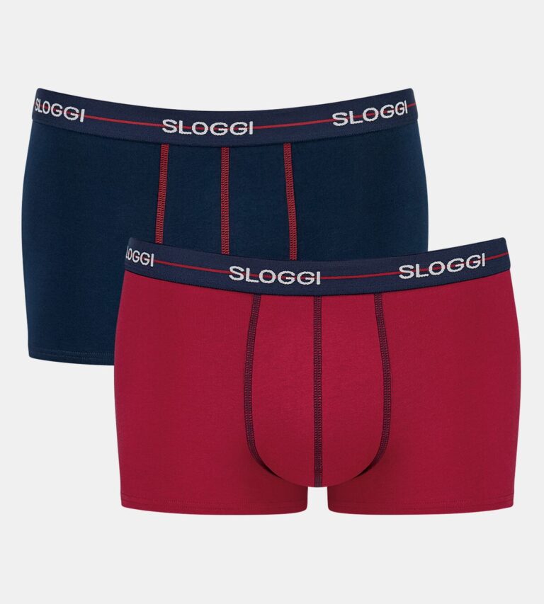 SLOGGI START HIPSTER  μπόξερ με κοντό πόδι ΔΥΑΔΑ Sloggi men Strart HIPSTER C2P M008