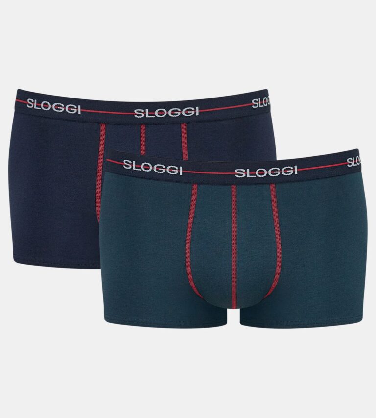 SLOGGI START HIPSTER  μπόξερ με κοντό πόδι ΔΥΑΔΑ Sloggi men Strart HIPSTER C2P V014