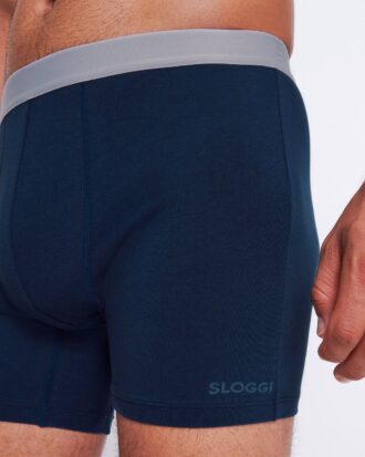 SLOGGI boxer δυάδα ανδρικό sloggi men GO ABC 2.0 SHORT 00RA ΜΠΛΕ