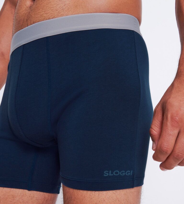 SLOGGI boxer δυάδα ανδρικό sloggi men GO ABC 2.0 SHORT 00RA ΜΠΛΕ