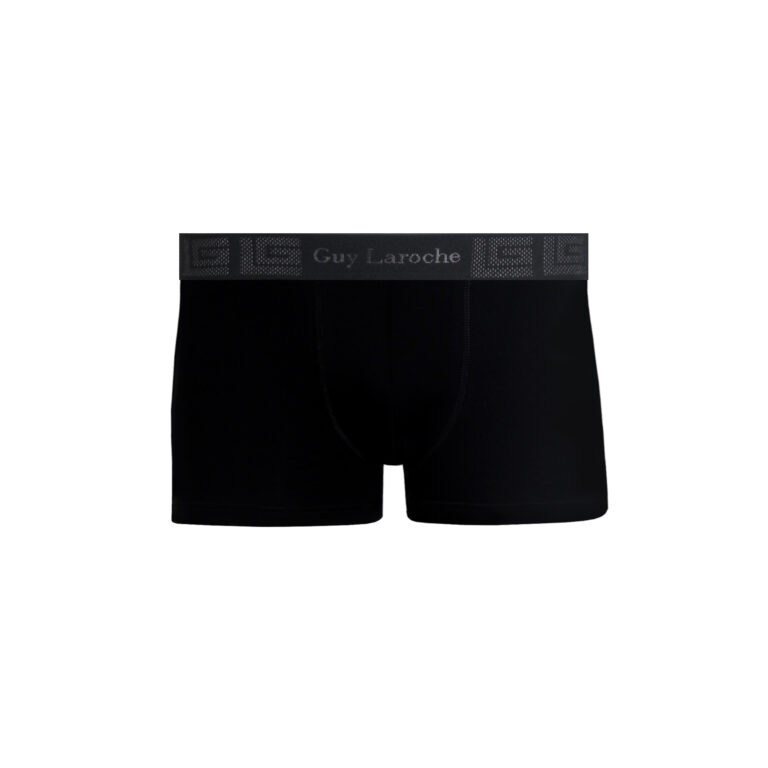 Guy Laroche BOXER ΔΥΑΔΑ βαμβακερό με εξωτερικό λάστιχο 58107 μαύρο