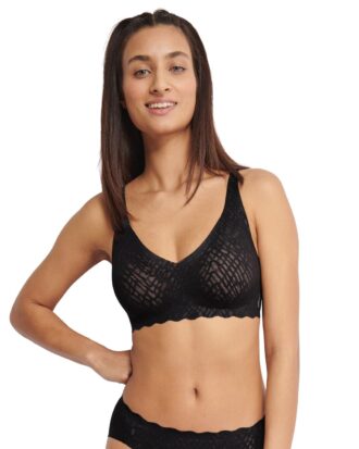 Σουτιέν SLOGGI ZERO Feel Bliss Soft bra 0004 μαύρο