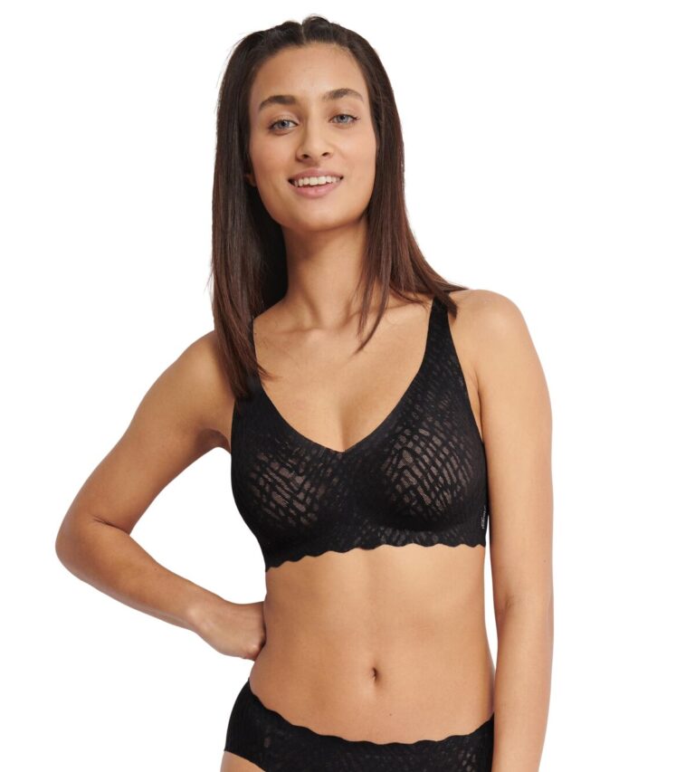 Σουτιέν SLOGGI ZERO Feel Bliss Soft bra 0004 μαύρο