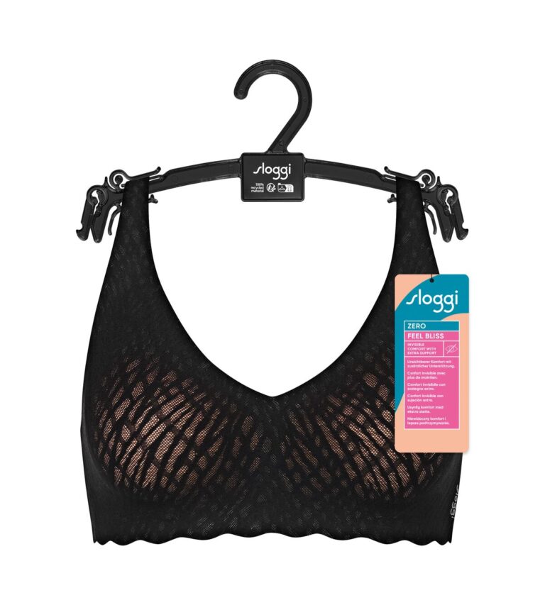 Σουτιέν SLOGGI ZERO Feel Bliss Soft bra 0004 μαύρο