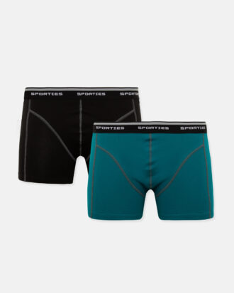 Boxer MINERVA SPORTIES Fit Regular με εξωτερικό λάστιχο 96-29411-250 GREEN-BLACK