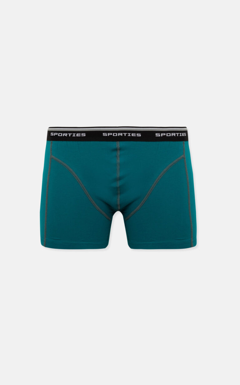 Boxer MINERVA SPORTIES Fit Regular με εξωτερικό λάστιχο 96-29411-250 GREEN-BLACK