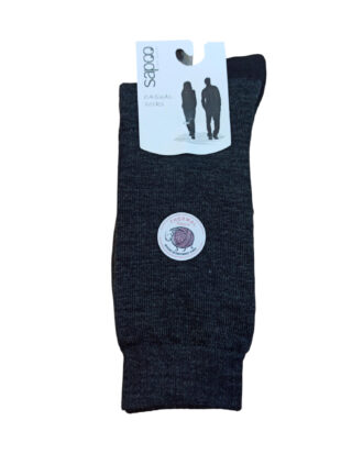 Μάλλινες ισοθερμικές κάλτσες πετσετέ βαρέως τύπου sapoo THERMAL DRE_1080 ανθρακί