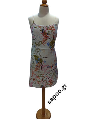 Βαμβακερό νυχτικό ραντάκι - φόρεμα Billysfashion 25069-3 εμπριμέ