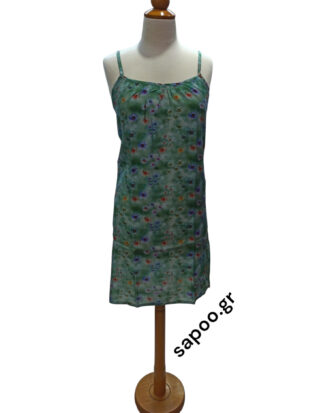 Βαμβακερό νυχτικό ραντάκι - φόρεμα Billysfashion 25069-5 εμπριμέ