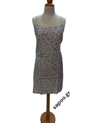 Βαμβακερό νυχτικό ραντάκι - φόρεμα Billysfashion 25069-6 εμπριμέ