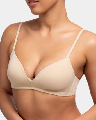 Σουτιέν DORINA FILI χωρίς μπανέλα με ελαφριά ενίσχυση D000036MI033 μπεζ