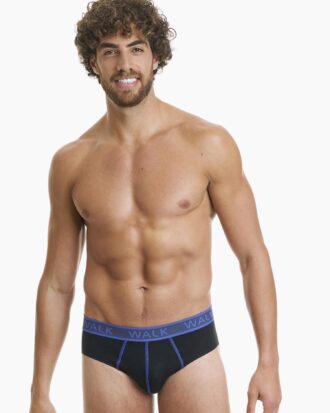 Βαμβακερό Slip WALK με εξωτερικό λάστιχο 2 τεμάχια 25s-W1757 0202