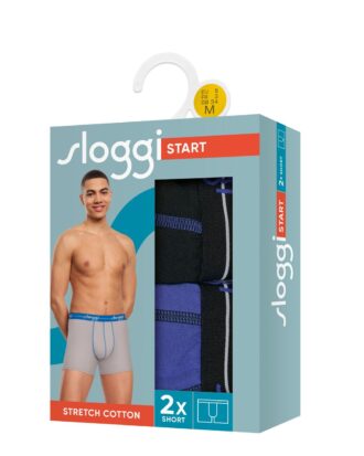 SLOGGI START SHORT  μπόξερ με μακρύ πόδι 2 τεμάχια ΔΥΑΔΑ Sloggi men Strart SHORT C2P V005