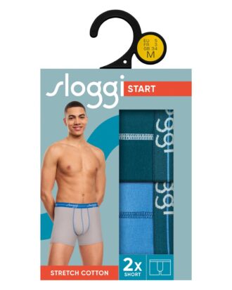 SLOGGI START SHORT  μπόξερ με μακρύ πόδι 2 τεμάχια ΔΥΑΔΑ Sloggi men Strart SHORT C2P V017
