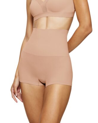 Λαστέξ Triumph SOFT SCULPT BANDEAU Short με κοντό πόδι 00EP μπεζ