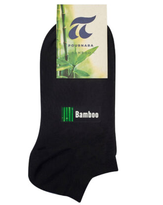 Πουρνάρα καλτσάκι μπαμπού bamboo soft κοφτά στον αστράγαλο ΠΟΥΡΝΑΡΑ 248 19 μαύρο