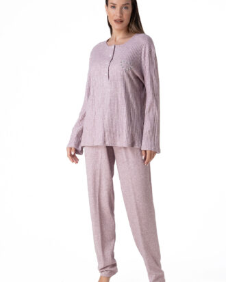 Γυναικεία πυτζάμα SOFT TOUCH rayon Relax 3225041 λιλά