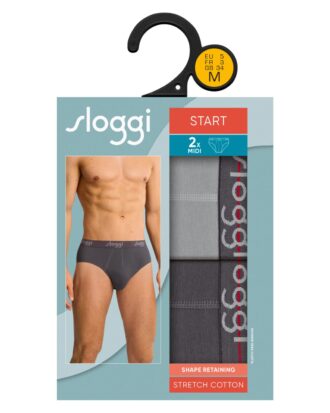 SLOGGI START MIDI σλιπ 2 ΤΕΜΑΧΙΑ ΔΥΑΔΑ Sloggi men Strart MIDI C2P 0034