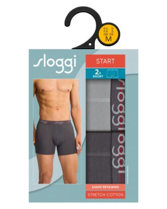 SLOGGI START SHORT  μπόξερ με μακρύ πόδι 2 τεμάχια ΔΥΑΔΑ Sloggi men Strart SHORT C2P 0034